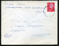 TURKEY, Mi. 2276; 14 / XI /1975 Grand National Assembly Of Turkey Arrival Postmark, 13 / XI / 1975 Registered Izmit - Briefe U. Dokumente