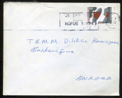 TURKEY, Mi. 2343; Flame: General Population Census Of Turkey, 26 October 1975 - Covers & Documents