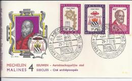 FDC  4 Eeuwen Mechelen 1561-1961    (201283) - 1961-1970