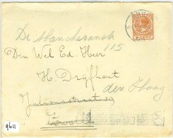 BRIEFOMSLAG  Uit 1935 Van OMMEN Naar ZWOLLE En Gewijzigd Naar DEN HAAG     (9611) - Lettres & Documents