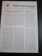 Drogues, Trafic International. Bulletin 4 Pages De L' O.F.D.T. N°1 : Russie - Congo. 2001 - Medicina & Salute