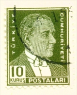 TURKEY  -  1931 To 1954  Kemal Attaturk Definitive  10k  Used As Scan - Usados