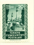 TURKEY  -  1952  Views And Attaturk Issues  30k  Mounted/Hinged Mint - Nuovi