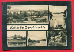 161512 / Malter Bei Dippoldiswalde - BRIDGE , SAILBOAT , TALSPERRE , HOTEL " WALTER " " SEEBLICK "- Germany Allemagne - Dippoldiswalde