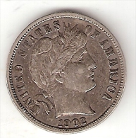 *usa  1 Dime    1902 Km  113   Xf !!!! - 1892-1916: Barber