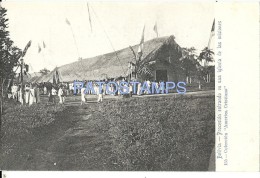 2061 BOLIVIA RELIGIOUS PROCESSION ENTERING A CHURCH OF MISSIONS POSTAL POSTCARD - Bolivien