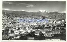 2074 BOLIVIA ILIMANI LA PAZ AERIAL VIEW POSTAL POSTCARD - Bolivië