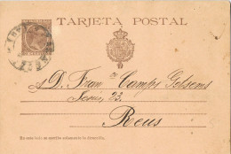 11618. Entero Postal ZARAGOZA 1898,  10 Ctss Alfonso XIII Plon, Num 36A - 1850-1931