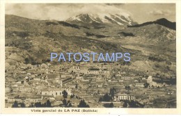 2090 BOLIVIA LA PAZ VIEW  PARTIAL POSTAL POSTCARD - Bolivie