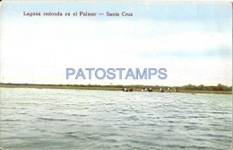 2091 BOLIVIA SANTA CRUZ LAGGON LAGUNA REDONDA EN EL PALMAR BREAK POSTAL POSTCARD - Bolivie