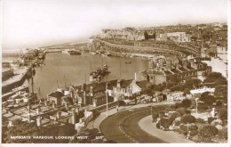 KENT - RAMSGATE - HARBOUR LOOKING WEST RP Kt760 - Ramsgate