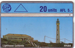 ARUBA LANDIS 20U SETAR LIGHTHOUSE CALIFORNIA N° 409B..... UT - Aruba