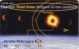 ARUBA TOTAL SOLAR ECLIPSE 1998 30U UT - Astronomùia