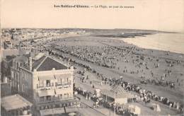 Les Sables D'Olonne   85     La Plage Un Jour  De Course  A Chevaux - Sables D'Olonne