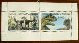 RUSSIE-URSS, Prehistoire. Animaux Prehistoriques ( 1 Feuillet 2 Valeurs En 1999) ** MNH, Sans Charniere. - Vor- U. Frühgeschichte