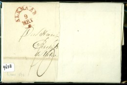 HANDGESCHREVEN BRIEF Uit 1832 Van ALKMAAR Naar EDAM  (9638) - ...-1852 Prephilately