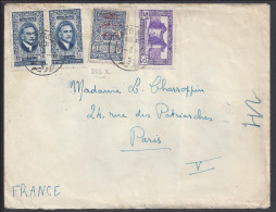 SYRIE - 1945 -  LETTRE DE LATTAQUIE A DESTINATION DE PARIS - - Briefe U. Dokumente