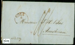 HANDGESCHREVEN BRIEF Uit 1857 Van GOES Naar AMSTERDAM  (9639) - Covers & Documents