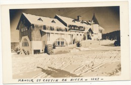 QUEBEC - Carte Photo - Manoir St Castin En Hiver - Québec – Les Portes