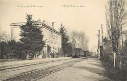 - Puy De Dome - Ref 243 - Lezoux - La Gare - Gares - Train - Trains - Ligne De Chemin De Fer  - Carte Bon Etat - - Lezoux