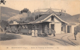 VOSGES  88   REMIREMONT  STATION DES TRAMWAYS DE GERARDMER  TRAIN - Remiremont