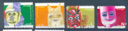 Set Mask Masque Masker - Used Stamps