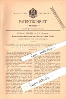 Original Patent - Richard Theiler In Zug , Schweiz , 1897 , Wechselstrom-Arbeitsmesse R , Elektrik !!! - Zug