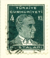 TURKEY  -  1931 To 1954  Kemal Attaturk  4k  Used As Scan - Gebruikt