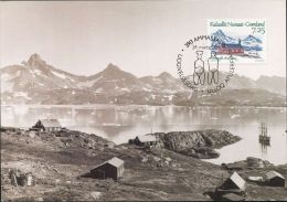 PA1207 Greenland 1994 Houses Scenery Maximum Card MNH - Cartas & Documentos