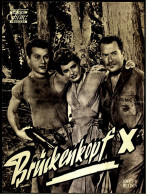 Das Neue Film-Programm Von Ca. 1954  -  "Brückenkopf X"  -  Mit Tony Curtis , Frank Lovejoy - Zeitschriften