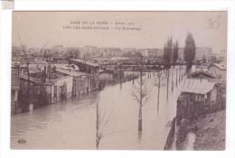 92 ISSY LES MOULINEAUX Vue Panoramique Crue De La Seine 1910 - Issy Les Moulineaux