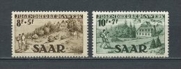 SARRE1949  N° 250/251 ** Neufs = MNH Superbes Cote 9 € Profit Auberges De Jeunesse Ludweiler - Neufs