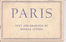 GUIDE PARIS TEXT AND DRAWINGS BY NEVILLE LYTTON REF 41919 - Autres & Non Classés