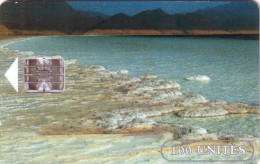 DJIBOUTI PAYSAGE 100U UT N° BLEU BLUE SALT SEL - Gibuti