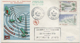 ARCHIPEL DES COMORES (Yvert N° 17 Et 18) Inauguration De La Radiodiffusion. Enveloppe 1er Jour / FDC / 1960 - Sonstige & Ohne Zuordnung