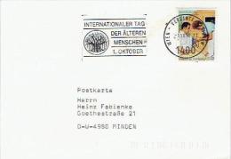 UN Wien - Postkarte Sonderstempel / Postcard Special Cancellation (D803) - Brieven En Documenten