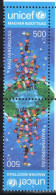 Hungary 2015 / 3. UNICEF Hungarian Committee Stamp In TETE-BECHE Pairs MNH (**) - Plaatfouten En Curiosa