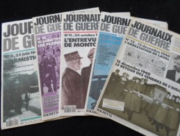 LOT DE 6 JOURNAUX DE GUERRE 39/45 N°14.15.16.17.18.19 EDITION HACHETTE CERTAINS AVEC AFFICHE PROPAGANTE - Lotti E Stock Libri