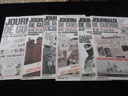 LOT DE 6 JOURNAUX DE GUERRE 39/45 N°14.15.16.17.18.19 EDITION HACHETTE CERTAINS AVEC AFFICHE PROPAGANTE - Lotti E Stock Libri