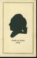 Scherenschnitt Silhouette Goethe Als Knabe Boy 1762 - Silhouetkaarten