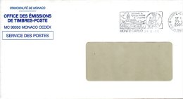MONACO. Enveloppe Ayant Circulé En 2005. Sanctuaire De Notre-Dame De Laghet. - Abbayes & Monastères