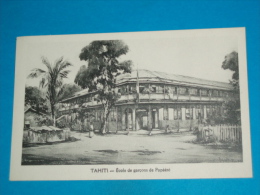 Tahiti ) école De Garçons De Papéété  - Année  - EDIT : évangélique - Tahiti