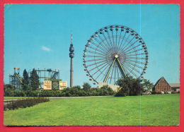 161536 / DORTMUND -  TV  TELEVISION TOWER , WESTFALENPARK Fernsehturm 220 M RIESENRAD - USED BIER STAD Germany Allemagne - Dortmund