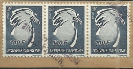 Nouvelle Calédonie Timbre S/ Fragment Oblitéré - Used Stamp On Cover Fragment - Y&T N° 968 X3 - Année Year 2006 - Gebraucht