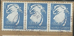 Nouvelle Calédonie Timbre S/ Fragment Oblitéré - Used Stamp On Cover Fragment - Y&T N° 911 X3 - Année Year 2004 - Gebruikt