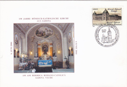 5677A   Roman-Catholic Church SADOVA -  2004 SPECIAL COVER ,ROMANIA. - Storia Postale