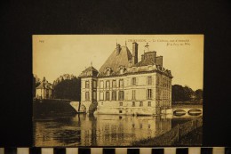 CP, 94, ORMESSON, N° 244, Le Château, Vue D'ensemble, Vierge - Ormesson Sur Marne