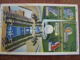 CPA. 56W NEW YORK WORLD ' S FAIR 1939 MODEL OF MIDDLE SECTOR OF CENTRAL MALL Cooper Broadway - Exhibitions