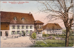 AK ZH LANGNAU A.A. ~1914 Restaurant Z. Windegg Foto Photoglob - Langnau Am Albis 
