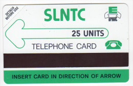 SIERRA LEONE REF MV CARDS SRL-02  25U  MINT - Sierra Leone